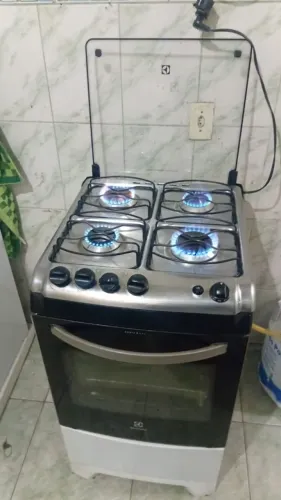 Fogão (mesa inox bloquear gás )