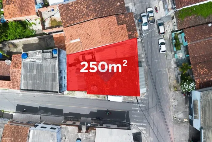 Terreno de esquina com 250m² no bairro Calabar, Santo Antônio de Jesus - BA
