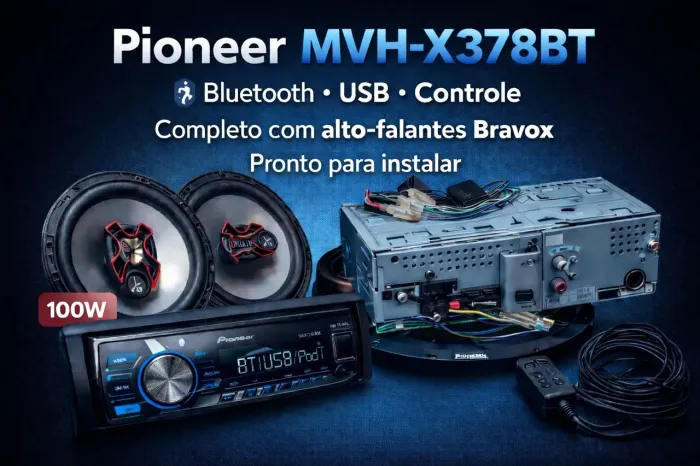 Kit som automotivo Pionner