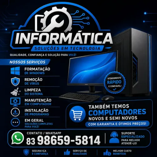 Manutenção e vendas de computadores