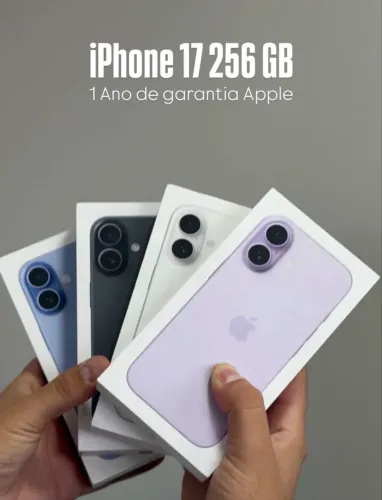 IPHONE 17 256GB NOVO, LOJA NO RIOMAR, ACEITAMOS O SEU USADO.