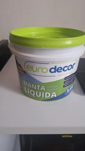 Manta Líquida Eurodecor 3,6kg - Impermeabilizante de Alta Resistência!
