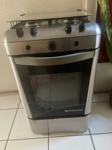 Fogão continental inox 4 bocas