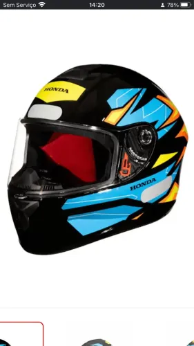 Capacete novo ganhei e não gostei