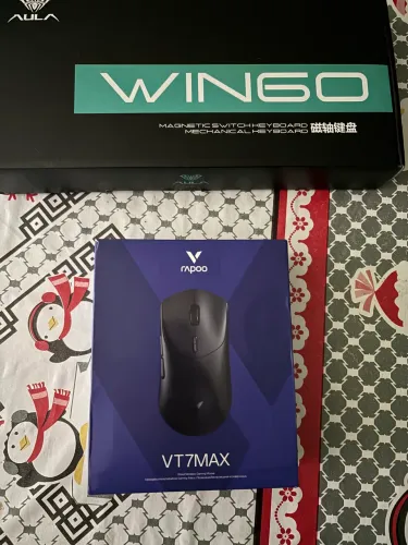 KIT GAMER AULA FUN60 HE + RAPPO VT7 MAX | NOVO | COM CAIXAS E ETC