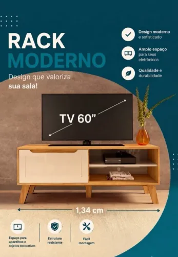 Mega promoção de Rack para TV até 60 polegadas!!