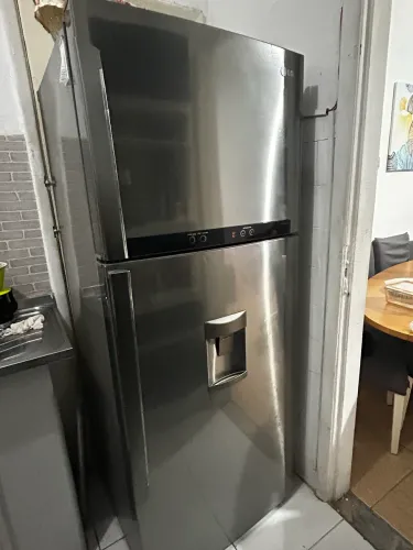 Geladeira LG Inox - aço escovado