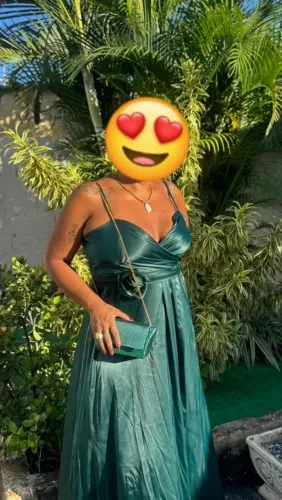 VESTIDO DE FESTA LONGO VERDE (esmeralda)
