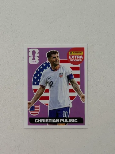 Figurinha EXTRA STICKER Pulisic Roxa