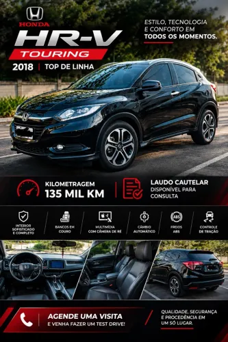 Honda HR-V Touring 1.8 Flexone 16V 5P Aut. 2018