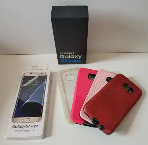 Kit 4 Capas + Película Samsung Galaxy S7 EDGE