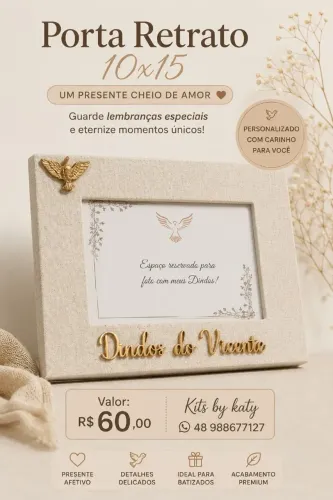 Porta Retrato Coleção "Padrinhos"