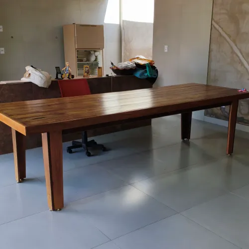 Mesa madeira (cumaru)