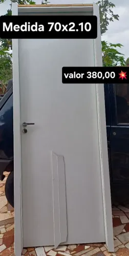 Porta semi nova Laqueada Completa batente