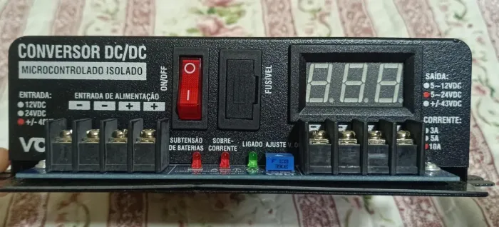 Conversor de dc/dc banco de 48v para 24v(10a) novo nunca usado 