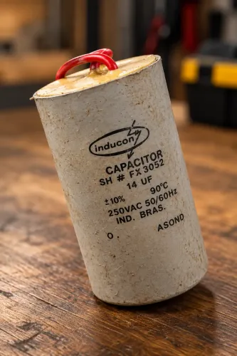 50 peças - Capacitor permanente 14uF 250V - Inducon