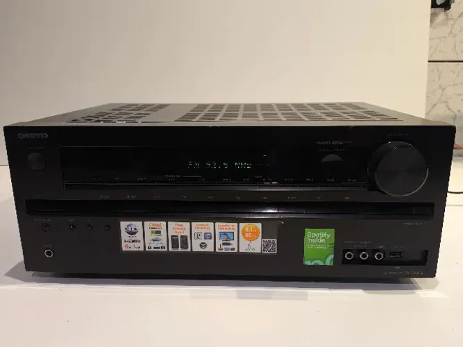 Receiver Onkyo TX-NR414 - LIGANDO - SEM SOM Para Conserto ou Retirada de Peças