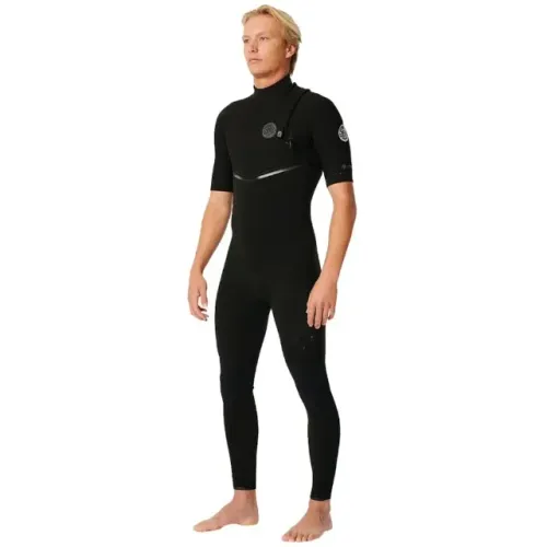 Long John Rip Curl E-Bomb E6 2mm Manga Curta Zip Free Novo