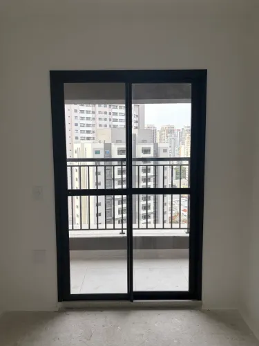 Porta de correr de vidro duas folhas