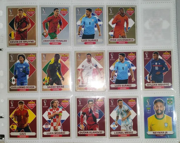 Figurinhas Legends copa do mundo 2022