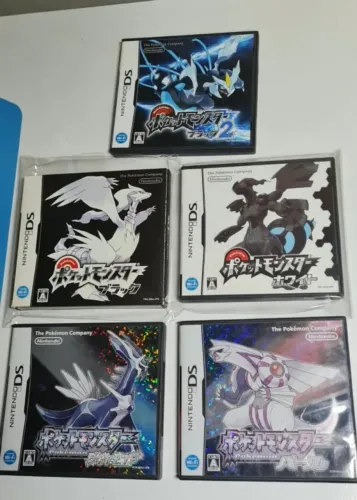 Pack com 5 Pokemon DS ORIGINAIS