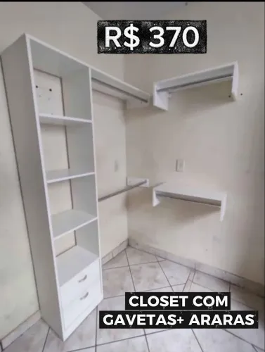 Closet Torre 2 gavetas MDF