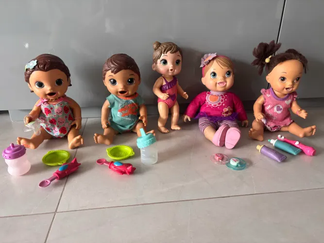 Cinco Bonecas Baby Alive