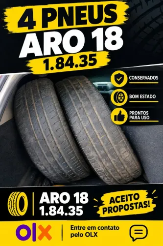 Pneus aro 18