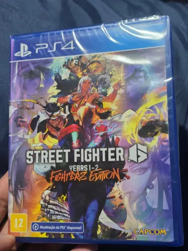 Street Fighter 6 years 1 2 PS4 Lacrado