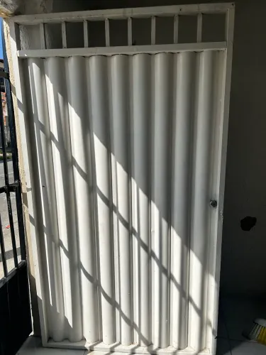 Portão galvanizado 1,10 x 197 de altura