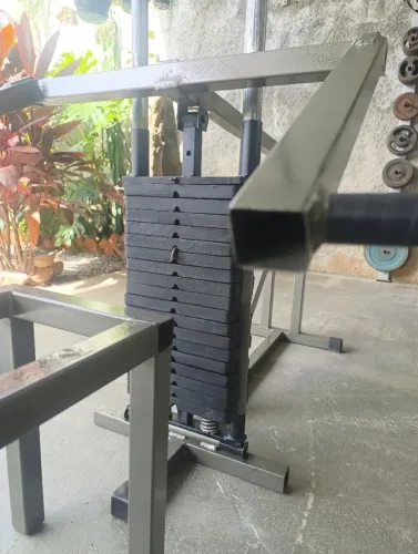 Máquina de Supino / Trapézio Profissional com 100kg, com banco avulso