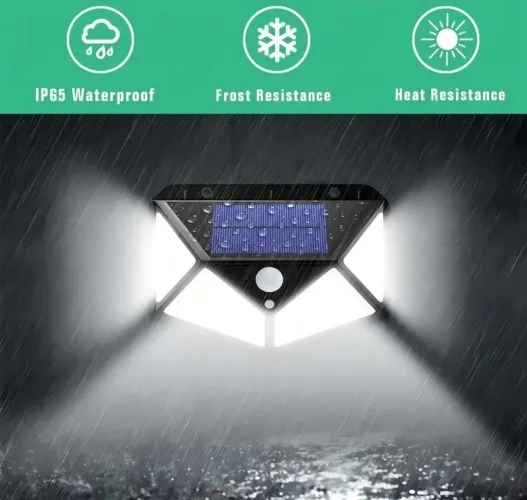 Luminária solar externa
