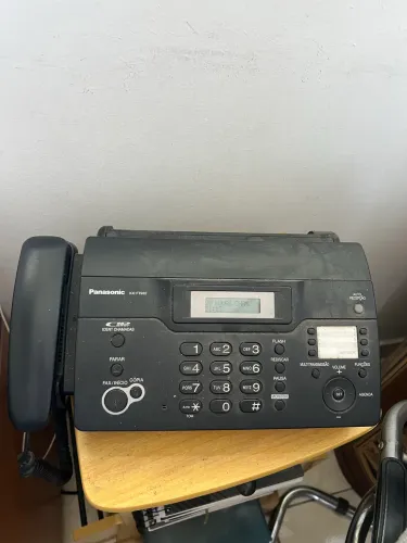 Telefone Panasonic fax funcionando