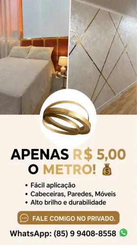Fita dourada para decoração / venda no metro