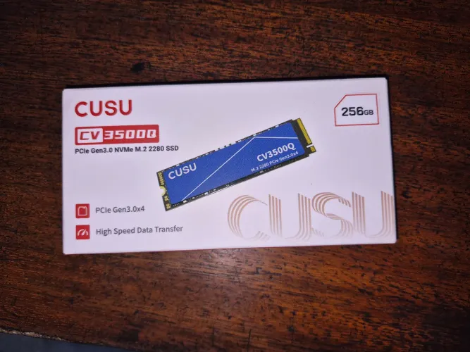 SSD NVME M.2 CUSU 256 gb
