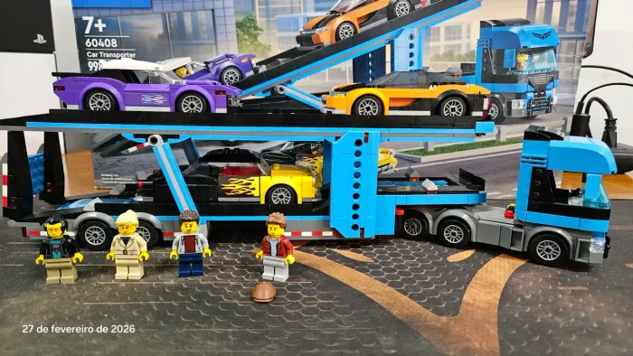 Lego caminhão cegonha 60408