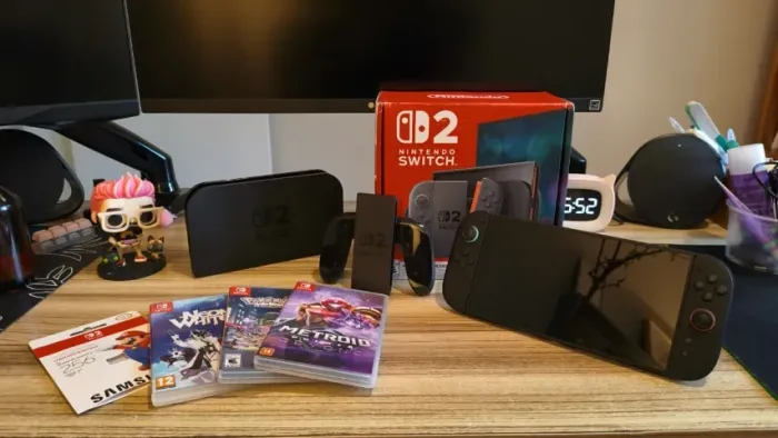 Nintendo Switch 2 Seminovo + 3 Jogos + SD Express + Case