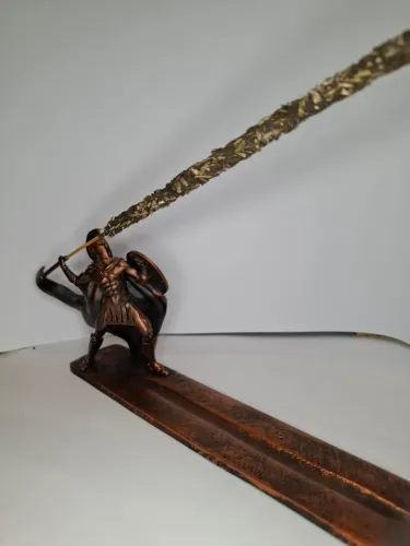 Porta Incenso Soldado Romano - Peça Decorativa Premium