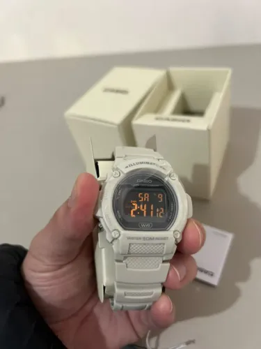 Relógio Casio W219H negative White