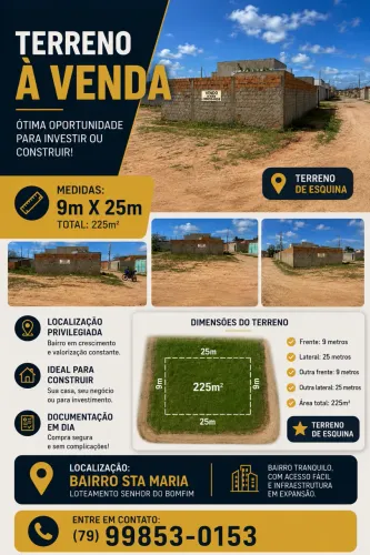 VENDO TERRENO - Sta Maria