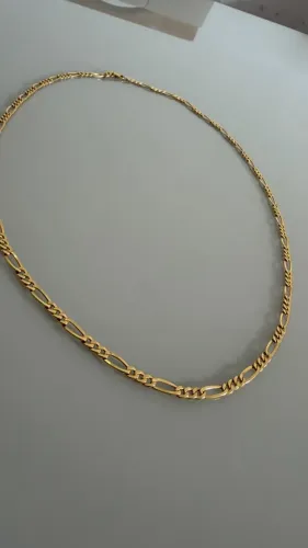 Corrente de ouro 18k 7,5gr modelo Grumet 3x1