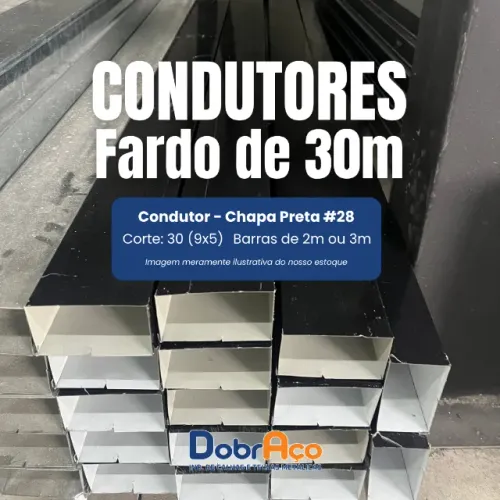 Condutores para Calha - Fardo de 30m - C/30