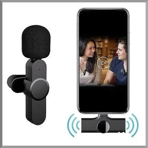 Microfone sem fio K9 para iPhone com conector Lightning Ultimas unidades