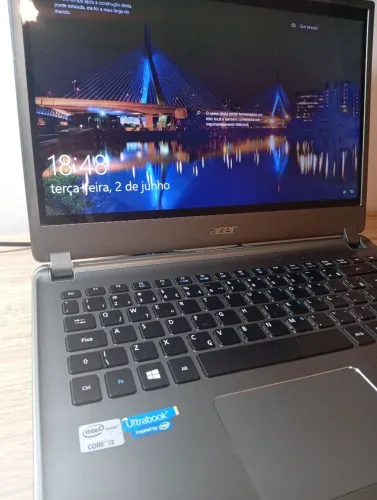 Notebook ACER Ultrabook i3 SSD 128gb