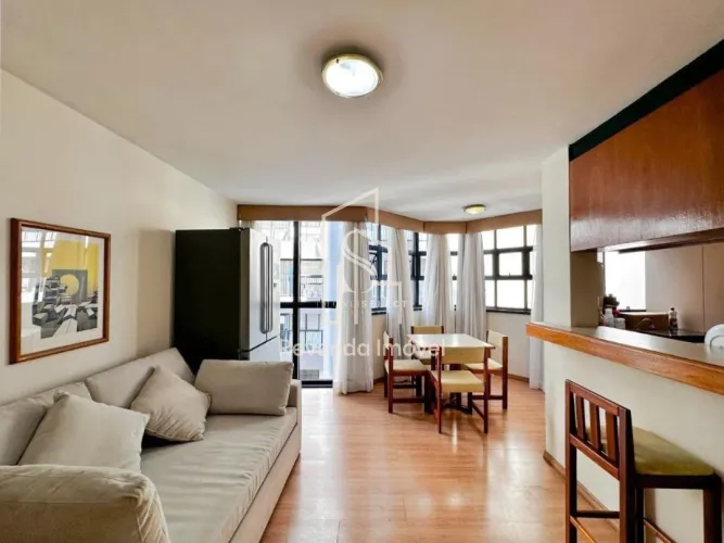 EDIFICIO BADEN SERVICE, CAMPO BELO- APARTAMENTO DE 54m² COM 1 DORMITÓRIO , 1 BANHEIRO E 1 