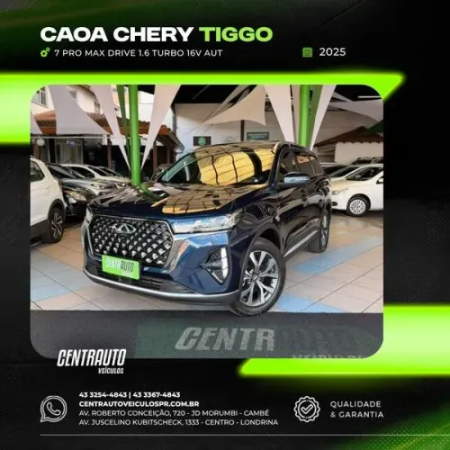 Chery Tiggo 7 Pro MAX Drive 1.6 Turbo 16V Aut. 2025