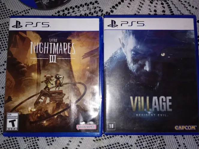 Jogos de ps5 resident e little nightmares 3