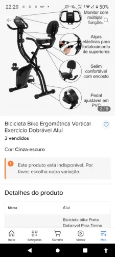 Bicicleta Ergométrica