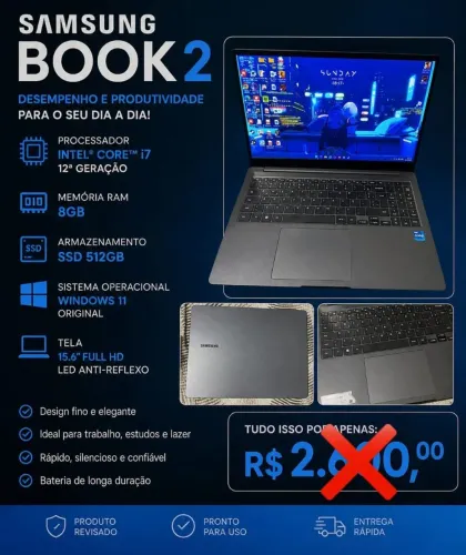 Notebook Samsung I7