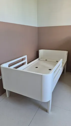 Berço evolutivo 3 em 1 palha branca